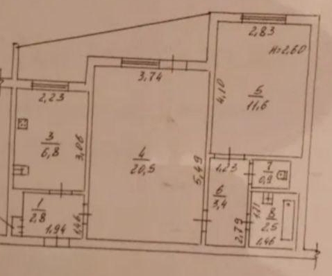 продажа двухкомнатной квартиры номер A-173875 в Киевском районе, фото номер 7